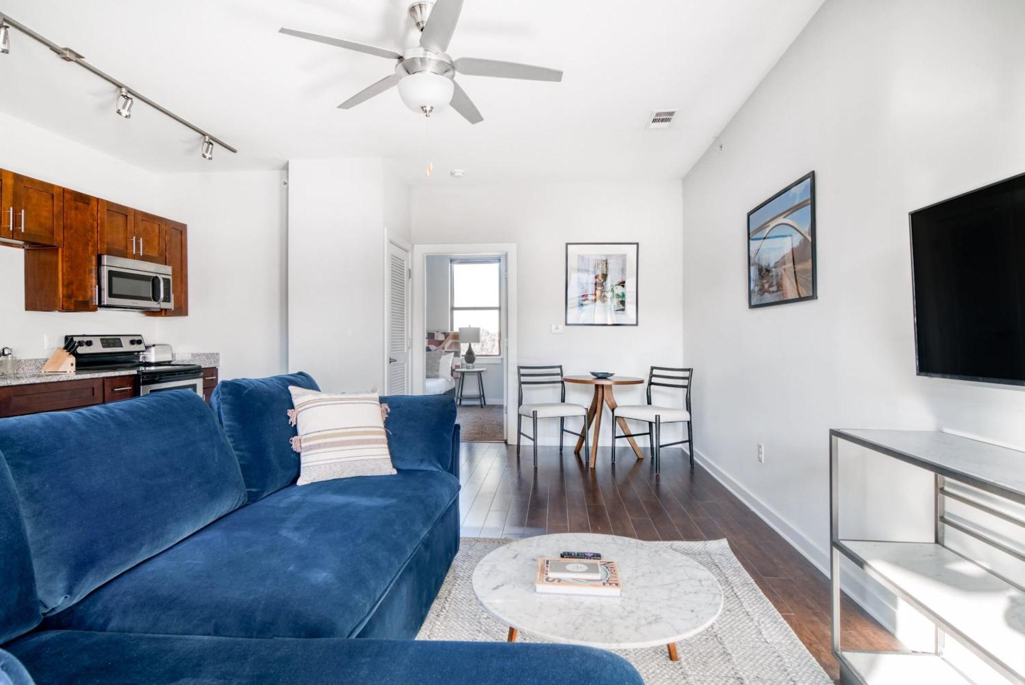 Cozysuites Music Row Bold 1Br W Free Parking Nashville Exteriör bild